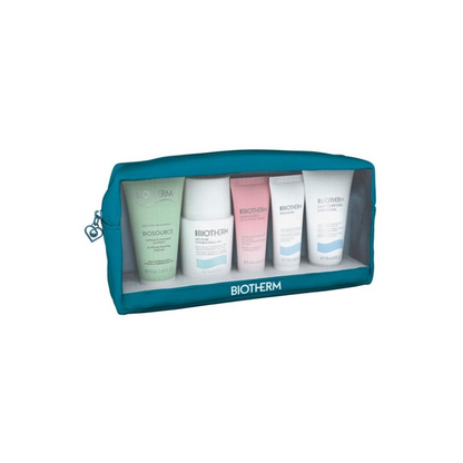 Biotherm Aquasource Set (Deodorant Roll-On 75ml  Foaming Cleanser 50ml  Biomains 20ml  Lait Corporel 50ml  Nutri Cream 20ml)