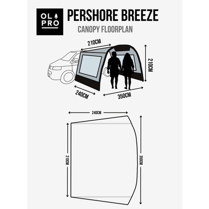Pershore Breeze  Inflatable Canopy