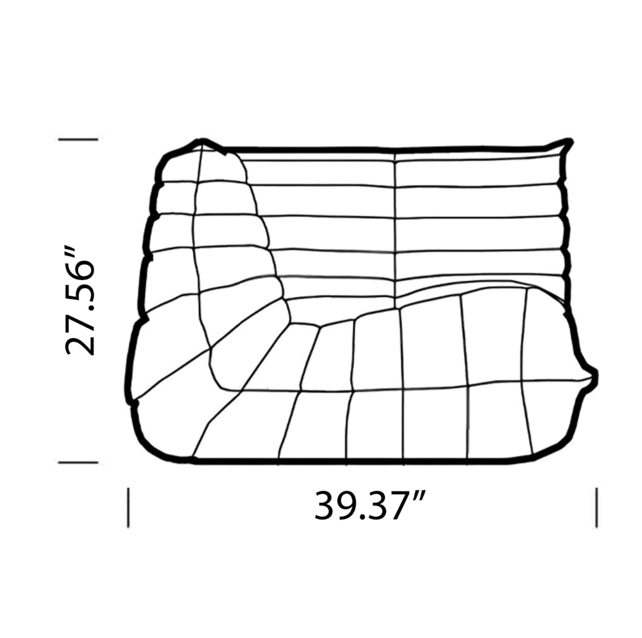 Cloud-Comfort Lounge Chair/Sofa – Hand-Crafted Custom Fabric