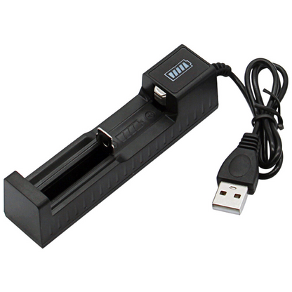 4pcs 3000mAh 18650 Rechargeable Batteries+2x USB Battery Charger Set For Fashlight headlamp