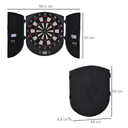 Electronic Dartboard Set 26 Games and 185 Variations with 6 Darts