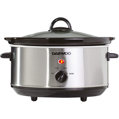 Daewoo 3.5L Slow Cooker Stainless Steel- SDA1364