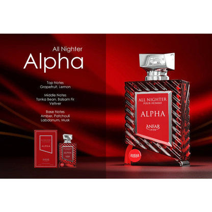 All Nighter Alpha by Anfar – Extrait de Parfum (100ml)