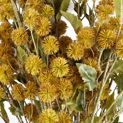 85cm Craspedia Stem Yellow Artificial