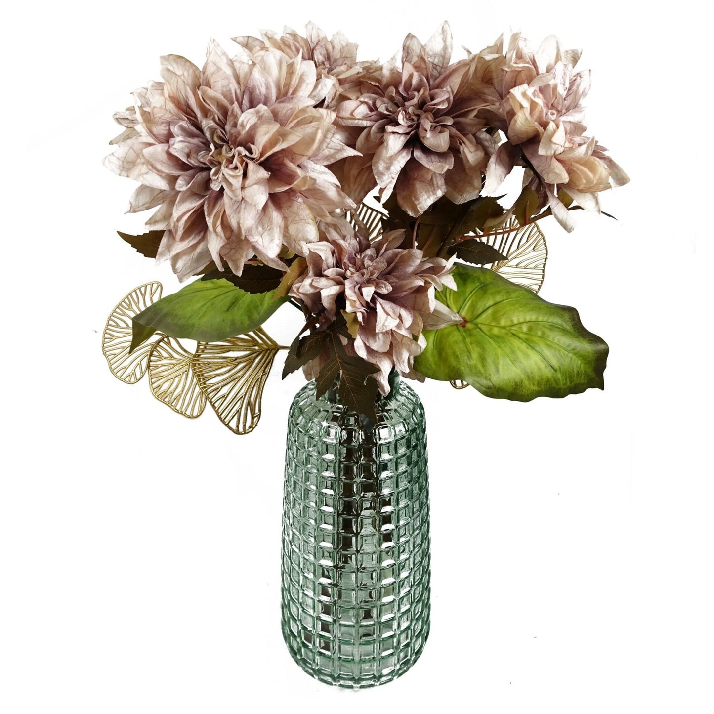 55cm Dahlia Flower Stem - Dusty Pink