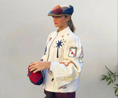 Single-breasted Short Casual Jacket Coat