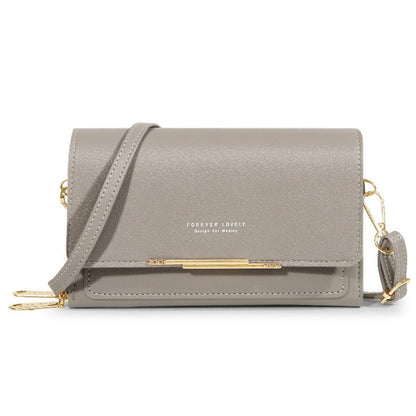 Womens Wallet Korean-style Large-capacity Shoulder Bag Multi-functional Double-layered Design