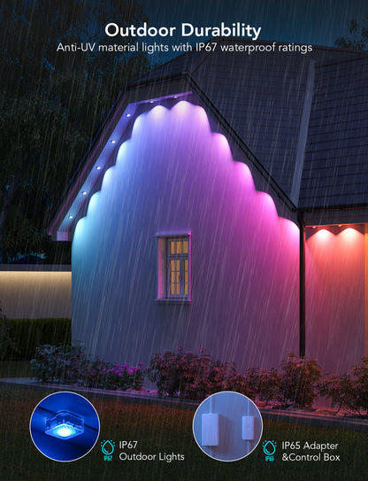 GOVEE RGBIC PERM OUTDOOR LIGHTS 15M IP67
