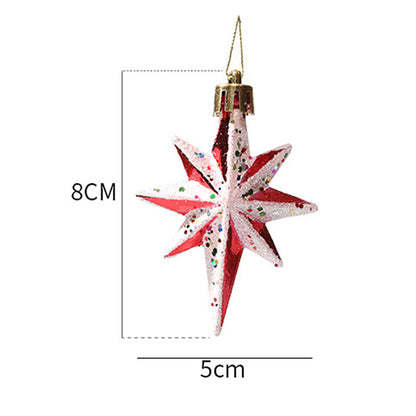 Christmas Painted Special-shaped Ball Pendant