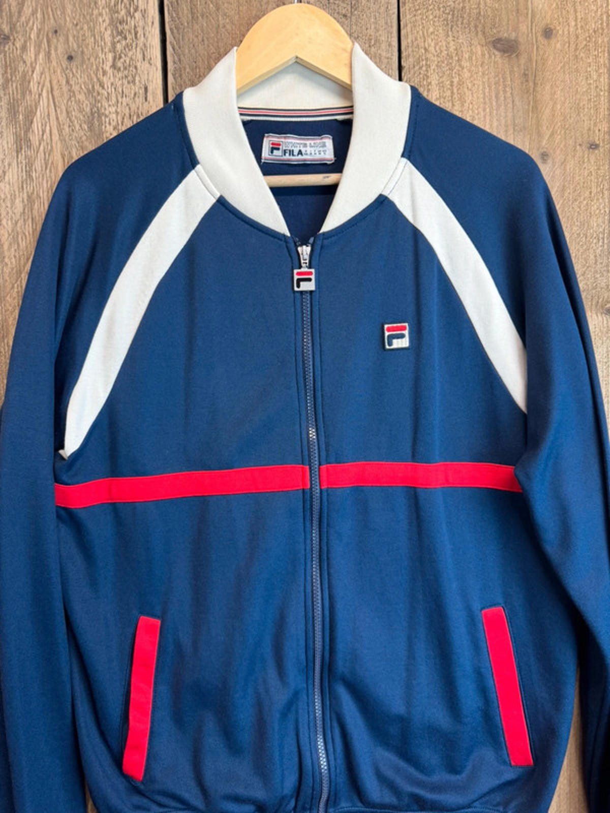 Fila Men’s Tracksuit Top Medium Retro