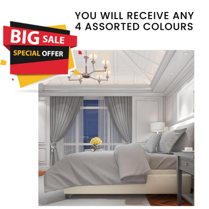 4 Pack Flannelette Fitted Sheets Super Soft Brushed Cotton Bed Sheet Thermal Warm Cosy Extra Deep Luxury Bedding Assorted Colours by OLIVIA ROCCO