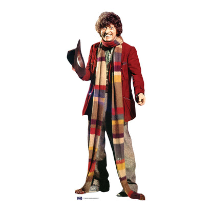 SC406 Tom Baker - Fourth Doctor Cardboard Cut Out Height 181cm