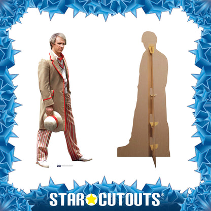 SC407 Peter Davison - Fifth Doctor Cardboard Cut Out Height 179cm
