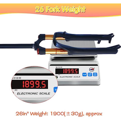 ZTZ Kashima Mountain Bike Front Fork Gas Fork Bicycle Shock Absorber Shoulder Control 26/27.5 32mm Tube Gas Fork