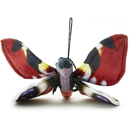 Zappi Co 100% Recycled Plush Peacock Butterfly Toy (28.5cm Width) Stuffed Soft Cuddly Eco Friendly animals Collection For New Born Child First kid