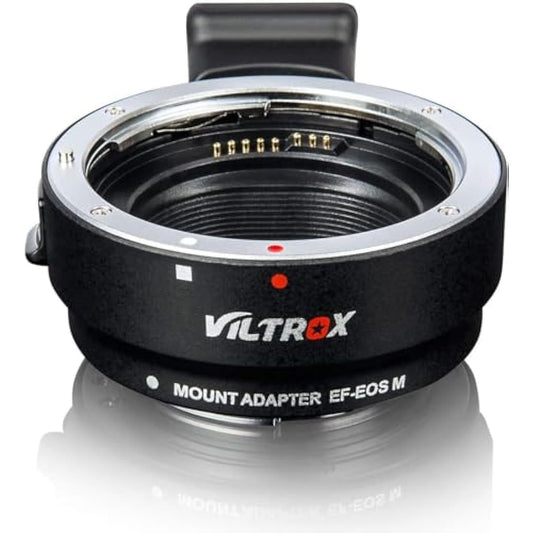 VILTROX EF-EOS M Lens Mount Adapter Auto Focus Converter Ring for EF/EF-S series Lens compatible with Canon EOS M Mount Cameras EOS M3 M5 M6 M10 M50 M100