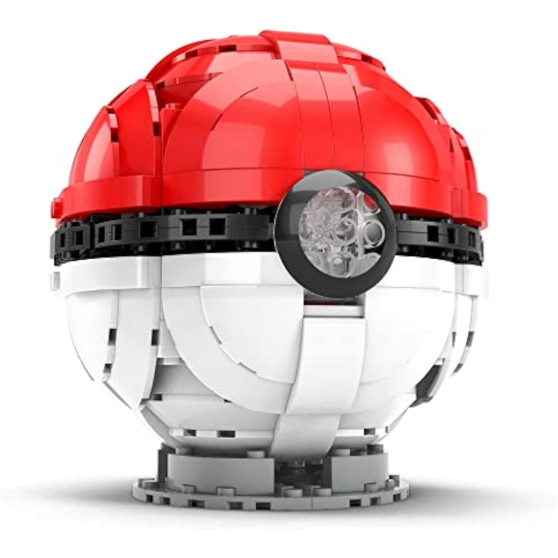 MEGA Pokémon Toy Building Set 5-inch Build and Display Jumbo Poké Ball Collectibe, Lights Up, HBF53