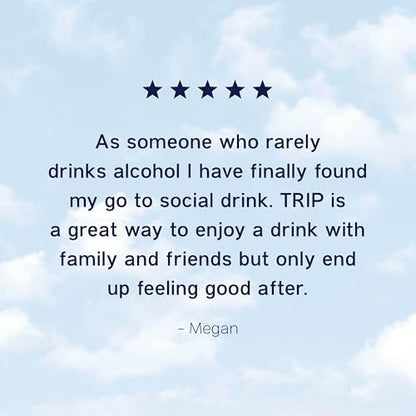 TRIP Mindful Blends - Mixed Pack Sparkling Drink with 1440MG Magnesium + Lion’s Mane + Chamomile + Lemon Balm. Low Calorie and Vegan (Pack of 12 x 250ml)
