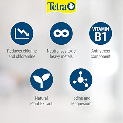 Tetra AquaSafe to Turn Tap Water into Safe and Healthy Water for Fish and Plants, 100 ml
