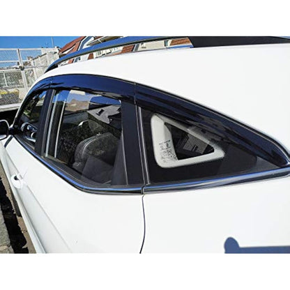 AUTO CLOVER Wind Deflectors Set for MG ZS 2017-2024 (6 pieces)