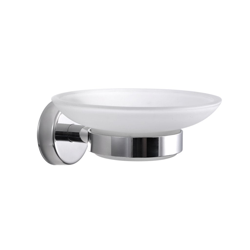 Kapitan Bathroom Toilet Soap Dish/Holder, Self Adhesive OR Screws Mounting, Stainless Steel 18/10, Polished Finish, Made in EU, 20 Years Warranty