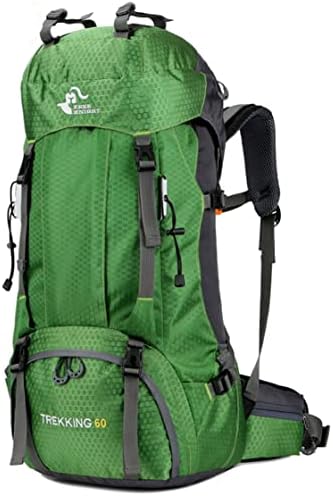 Bseash 60L Waterproof Hiking Camping Backpack with Rain Cover, Lightweight Outdoor Sport Travel Daypack Rucksack for Climbing Skiing