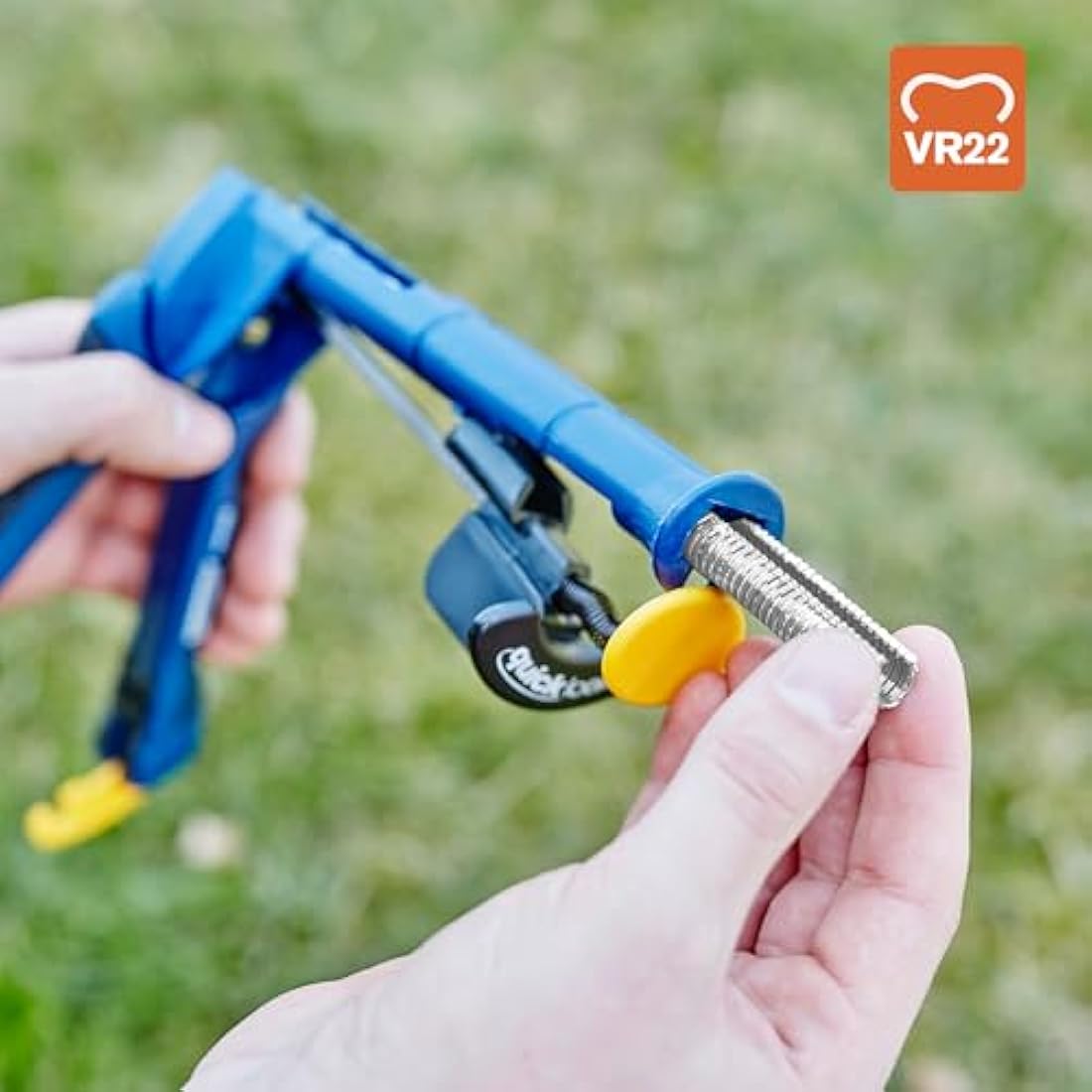 Rapid FP222 Fence Pliers for VR22 Fence Hogrings with High Capacity Magazine, Ergonomic Soft Handle, and Easy Storage Features (23468100)