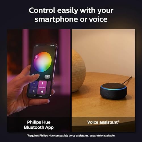 Philips Hue Infuse White and Colour Ambiance Smart Ceiling Light [Large - White] with Bluetooth, Living Room Light Works with Alexa, Google Assistant and Apple Homekit, Smart Ceiling Lamp