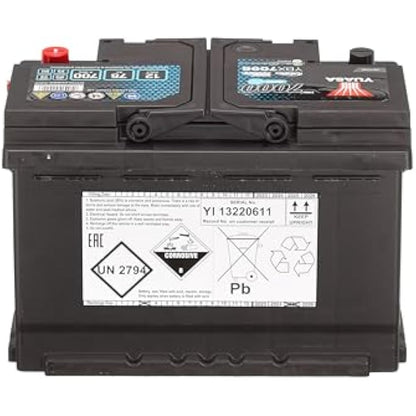 Yuasa YBX7096 12V 75Ah 700CCA EFB Maintenance Free Start Stop Car Battery