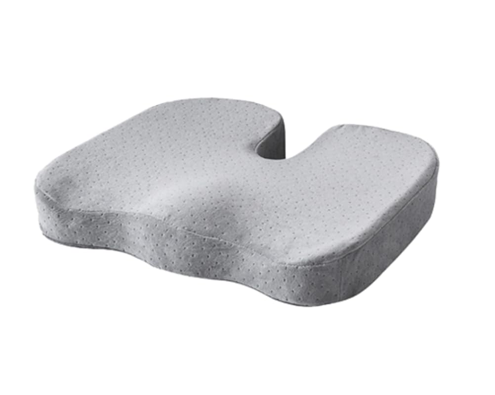 SAIF Seat Cushion, Hip Support, Heat Sensitive & Durable Memory Foam Sitting zipper Desk Chair Cushion for Office