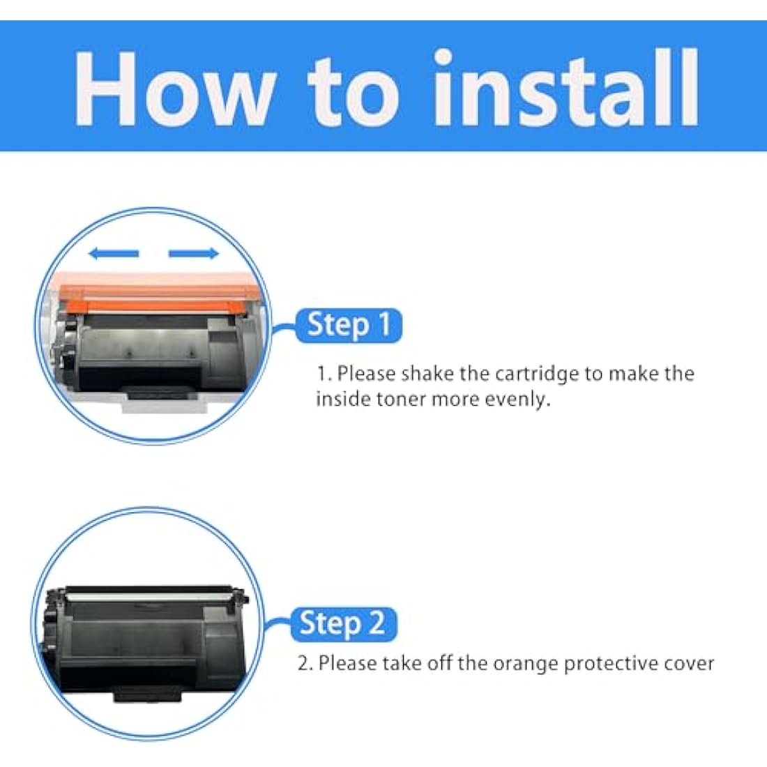 LCL Compatible Toner Cartridge TN3480 TN3430 TN-3480 TN-3430 8000 pages (3 Black) Replacement for Brother HL-L5000D HL-L5100DN HL-L5200DW HL-L5200DWT HL-L6200DW HL-L6200DWT HL-L6250DW HL-L6300DW