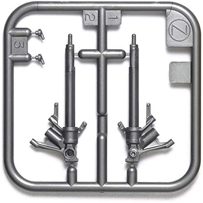 TAMIYA 1:12 Fork Set Honda CBR 1000RR-R Fireb, Faithful Replica, Model Building, Plastic Kit, Crafts, Hobby, Gluing, Model Kit, Assembly, Unpainted, Silver