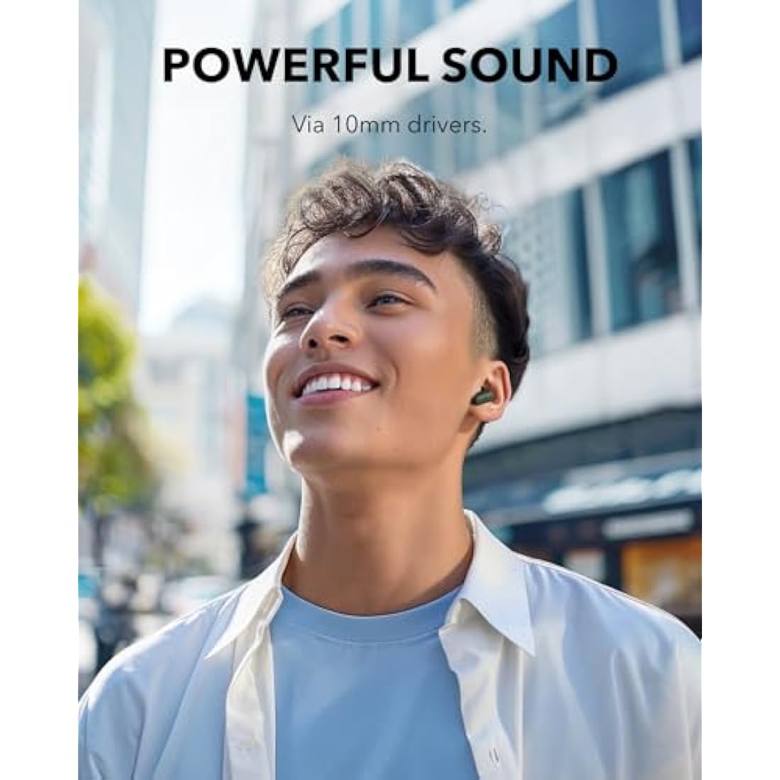 soundcore P30i by Anker Noise Cancelling Earbuds, Strong and Smart Noise Cancelling, Powerful Bass, 45H Playtime, 2-in-1 Case and Phone Stand, IP54, Wireless Earbuds, Bluetooth 5.4, App Control