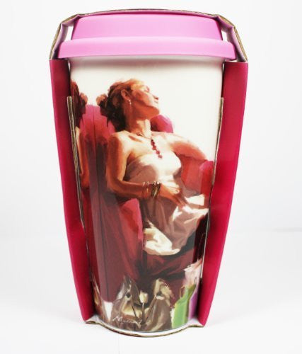 'A Girl's Life' Double Walled Insulation With Silicon Travel Mug