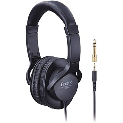 Roland RH-5, Over-Ear , Closed-Back Monitor Headphones , High-Quality Performance , For Everyday Music Making & Audio Playback , Balanced Tone , Comfortable & Lightweight , Conversion Plug Included