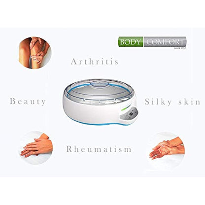 Worldwide Unique Paraffin Wax Spa Bath BODY COMFORT BC 01 for Longest Paraffin Bath of Hands,Feet,Elbows,Fast Melting around 40 min/1kg, Free 3kg Wax
