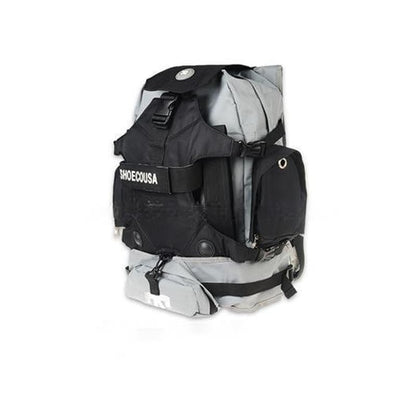 zalati Inline Skates Backpack Roller Skate Shoes Carrying Bag for Storage Easy to Carry Outdoor Sports - Black, L