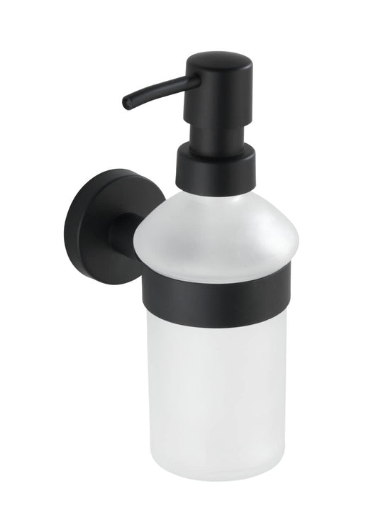 WENKO Bosio Soap, Liquid Dispenser 0.2 L, Stainless steel, matt, 7 x 18 x 11 cm