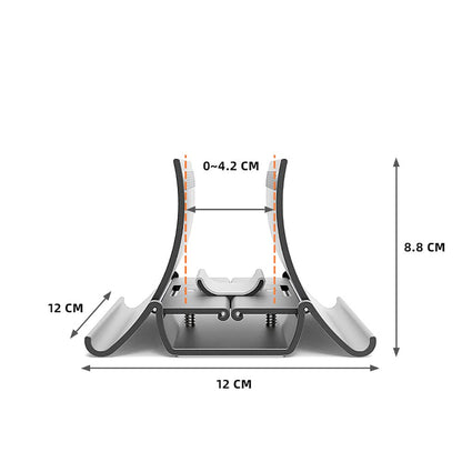 VOANZO Vertical Laptop Stand Gravity Notebook Holder Desktop Space Saving Laptop Stand Dock for All Laptop Models （up to 17.3"）