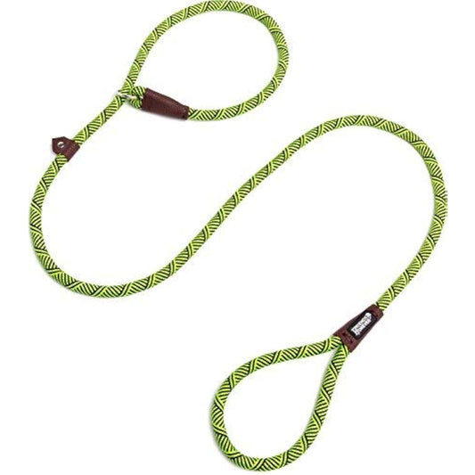 Friends Forever Extremely Durable Dog Rope Leash, Premium Quality Training Slip Lead, Reflective, Thick Heavy Duty, Sturdy, No Pull, Comfortable For The Strong Large Medium Small Pets 6 feet, Green