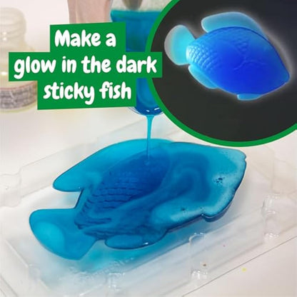 Science4you Slime Making Kit for Kids Age 7 8 9 10+, Make Your Own Glow in The Dark Slime, 10 Scientific Experiments, Toys and Games for Childrens, Educative Gifts for Boys & Girls Age 8 9 10+