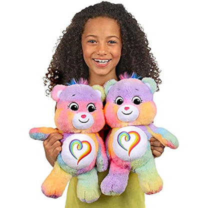 Care Bears 22077 14 Inch Medium Plush Togetherness Bear, Collectable Cute Plush Toy, Cuddly Toys for Children, Soft Toys for Girls and Boys, Cute Teddies Suitable for Girls and Boys Aged 4 Years +