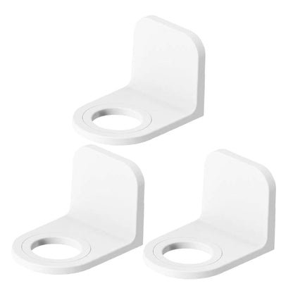 Toyvian 3pcs No Drilling Soap Bottle Dispenser Holder Hooks Wall Mount Shampoo Lotion Holder for Bathroom Kitchen Hotel Strong Adhesive Compatible