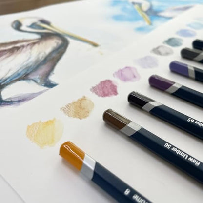 Derwent Watercolour Pencils, Painting & Drawing, Set Of 72 In Wooden Gift Box, Ideal For Blending & Layering, Professional Quality, 32891