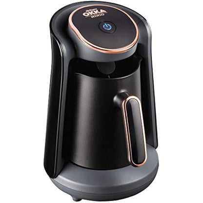 Arzum OK004 Turkish Coffee Machine, Plastic, 480 W,0.3 liters, Black/Copper