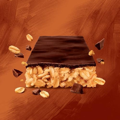 JB's Trek Cocoa Chocolate Flavour Topped Oat Protein Flapjacks, 150 g, Pack of 12