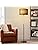 Floor Lamps for Living Room, Farmhouse Standing Lamp with Linen Lampshade Reading Standing Lamp for Living Room, Tall Pole Lamp for Bedroom/Family/Office (Black)