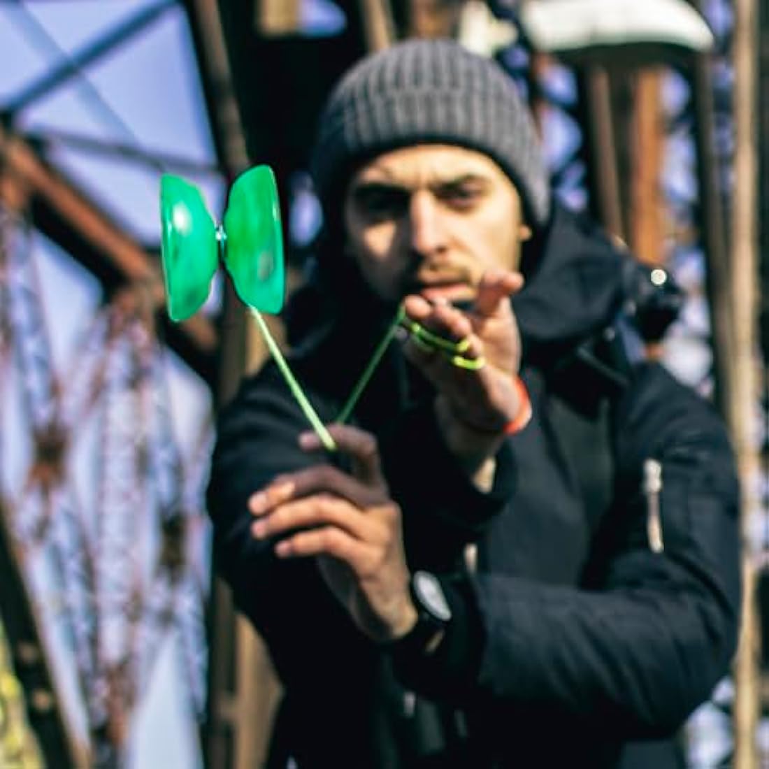 YoYo Factory Replay Pro – Trick YoYo for Kids & Adults | Professional Yo-Yo for Advanced Play, Magic YoYo Unresponsive Yo Yo Style - Green