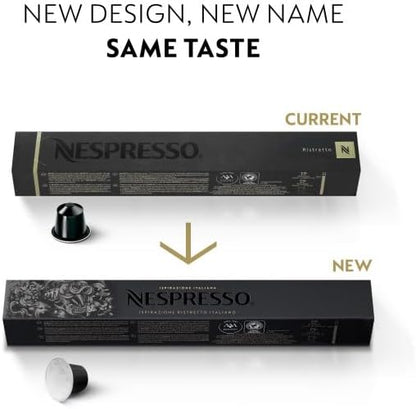 Nespresso Caffe 50 x Ristretto Capsules - Original