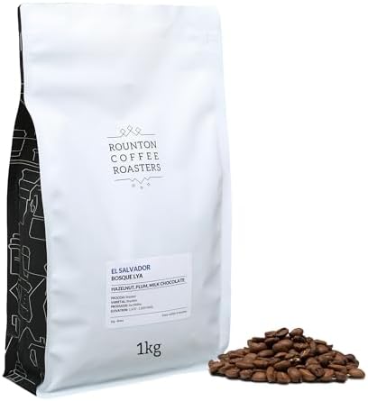 Rounton Coffee Roasters | 1kg El Salvador Bosque Lya | Great Taste Award Winning Coffee 2020 | Smooth Medium Roasted Coffee Beans | 100% Arabica Espresso Coffee Beans